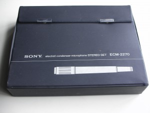 SONY ECM-2270 エレクトリックコンデンサーマイク ステレオペア【中古】